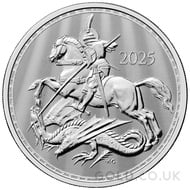 St George & the Dragon One Ounce Silver Coin (2025)