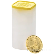 2024 Tube of 25 1/4oz Gold Britannia Coins