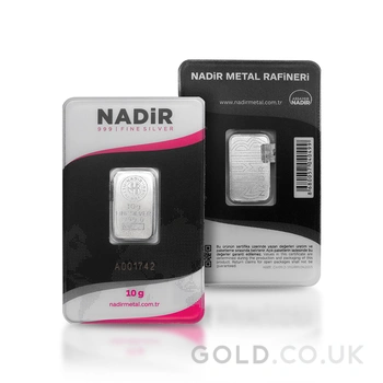 10g Silver Bar Minted Nadir