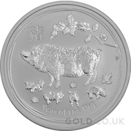Silver Perth Mint Year of the Pig 1/2oz (2019)