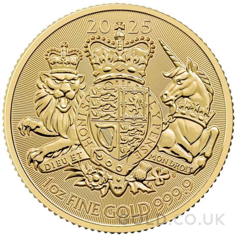 2025 Royal Arms 1oz Gold Coin