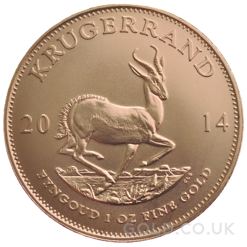 2014 Krugerrand Gold Coin 1oz