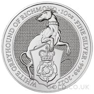 10oz Silver Coin - The White Greyhound (2022)