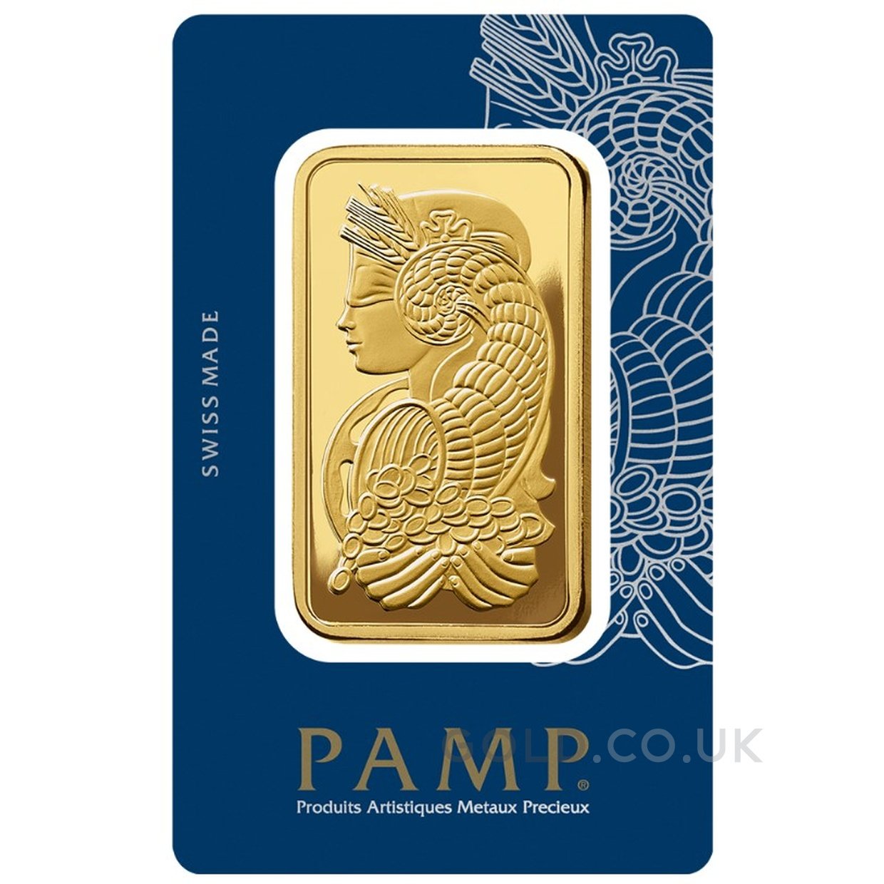 5 Tola Gold Bar PAMP Lady Fortuna