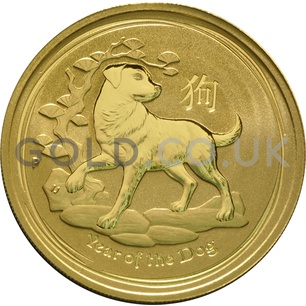 Gold Perth Mint Year of the Dog 1oz (2018)