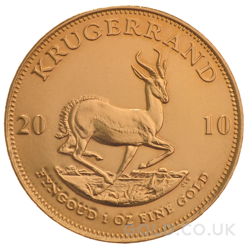 2010 Krugerrand Gold Coin 1oz