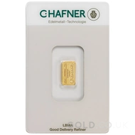 1g C. Hafner Gold Bar