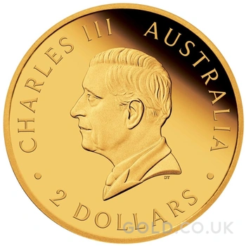 2024 0.5g Australian Mini Roo Proof Gold Coin