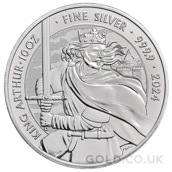 2024 King Arthur Myths & Legends 10oz Silver Coin