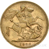 1884 Gold Sovereign Coin Victoria (M)