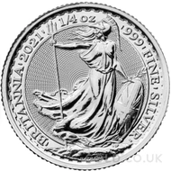 2021 1/4oz Silver Britannia Coin