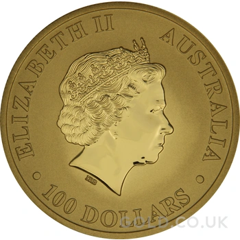 2015 Australian Kangaroo Gold Nugget Coin 1oz