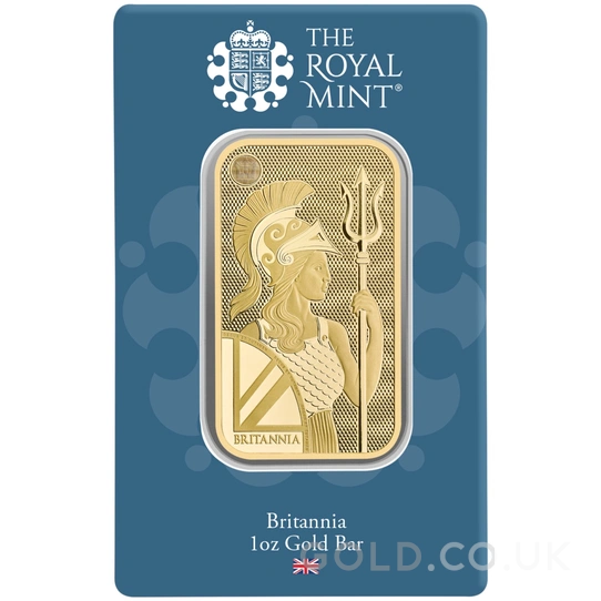 1oz Gold Britannia Minted Bar