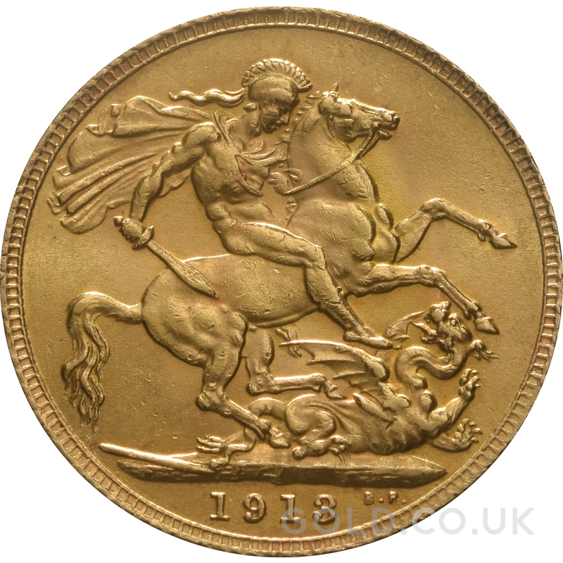 1913 Gold Sovereign Coin George V