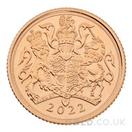 2022 Gold Half Sovereign Jubilee Coin Elizabeth II