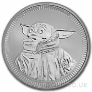 1oz Silver Baby Yoda Grogu Coin (2023)