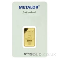 10g Metalor Gold Bar