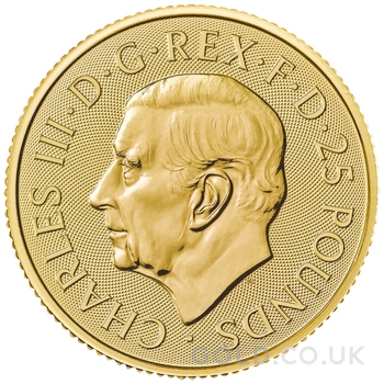 2024 St George & the Dragon 1/4oz Gold Coin