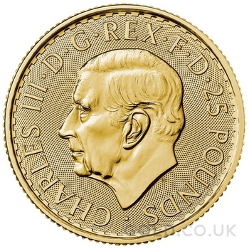 2023 1/4oz Gold Britannia Coin King Charles III Gift Boxed