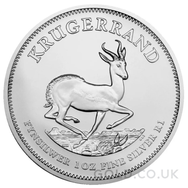 2024 One Ounce Silver Krugerrand GOLD.co.uk From £38.04