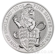 10oz Silver Coin - The Lion of England (2017)
