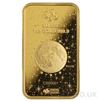 1oz Gold Bar 2024 Year of the Dragon PAMP