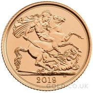 Gold Half Sovereign (2019)