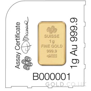 12g Gold Bar PAMP Multigram Minted