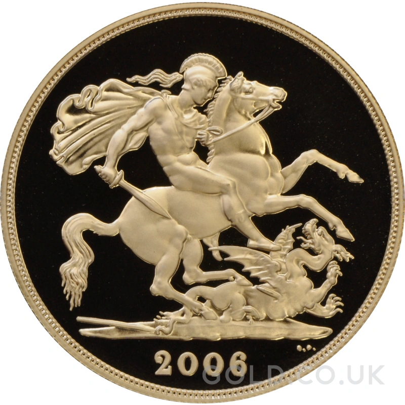 2006 Proof £2 Coin Gold Double Sovereign