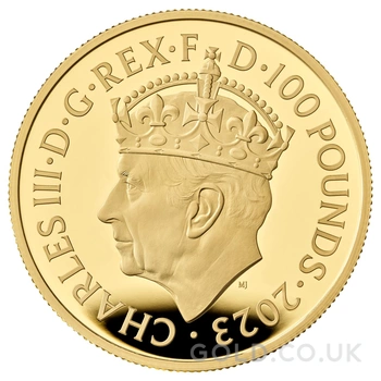 2023 1oz Gold Coronation of King Charles III Proof Coin Boxed