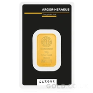 10g Argor-Heraeus Gold Bar
