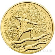 Gold 1oz Robin Hood Coin (2021)