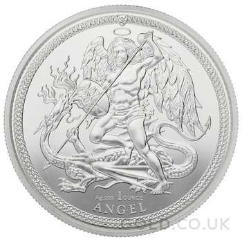 2018 Silver 1oz Isle of Man Angel Proof Coin