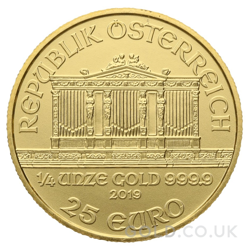 2019 1/4oz Austrian Gold Philharmonic Coin