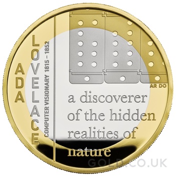 2023 £2 Piedfort Proof Ada Lovelace Silver Coin Boxed