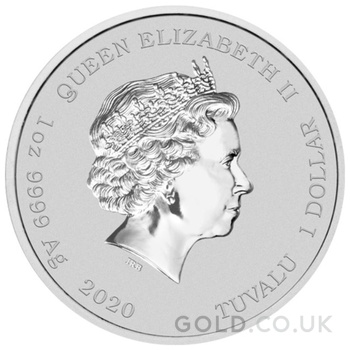 2020 Simpsons Silver Coin 1oz Krusty The Clown