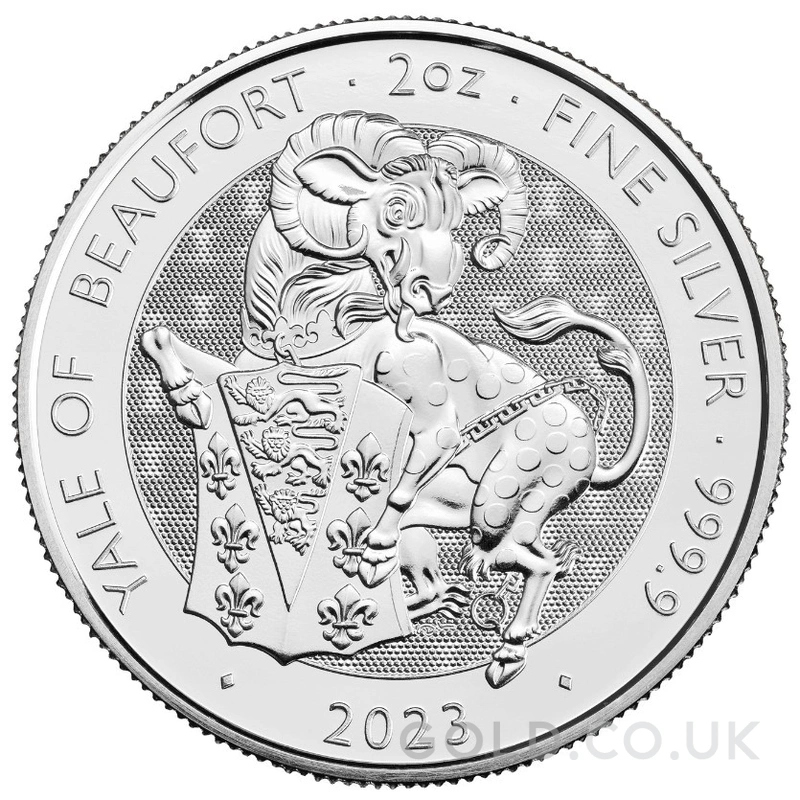 2023 Yale of Beaufort Silver Coin Tudor Beasts 2oz