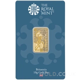 10g Britannia Minted Gold Bar