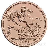 2024 Gold Sovereign Coin Charles III