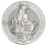 10oz Silver Coin - The Black Bull of Clarence of England (2019)