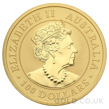2019 1oz Australian Kangaroo Gold Nugget Coin