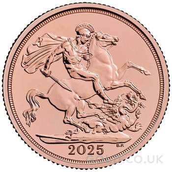 2025 Last of the Rose Gold Sovereign in a Gift Box