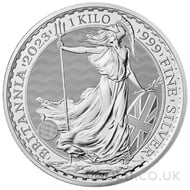 King Charles III Britannia One Kilo Silver Coin (2023)