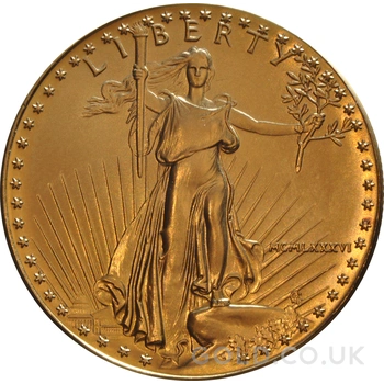 1986 American Eagle Gold Coin 1oz MCMLXXXVI