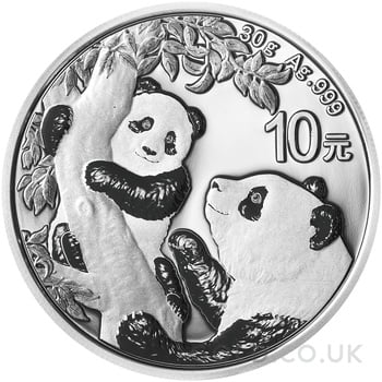 2021 30g Chinese Panda Silver Coin