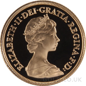 1982 Proof Gold Sovereign Boxed
