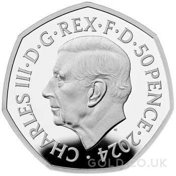 2024 Proof 50p Team GB Olympics Silver Coin Boxed