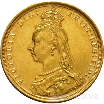 Gold Sovereign - Victoria Jubilee Head