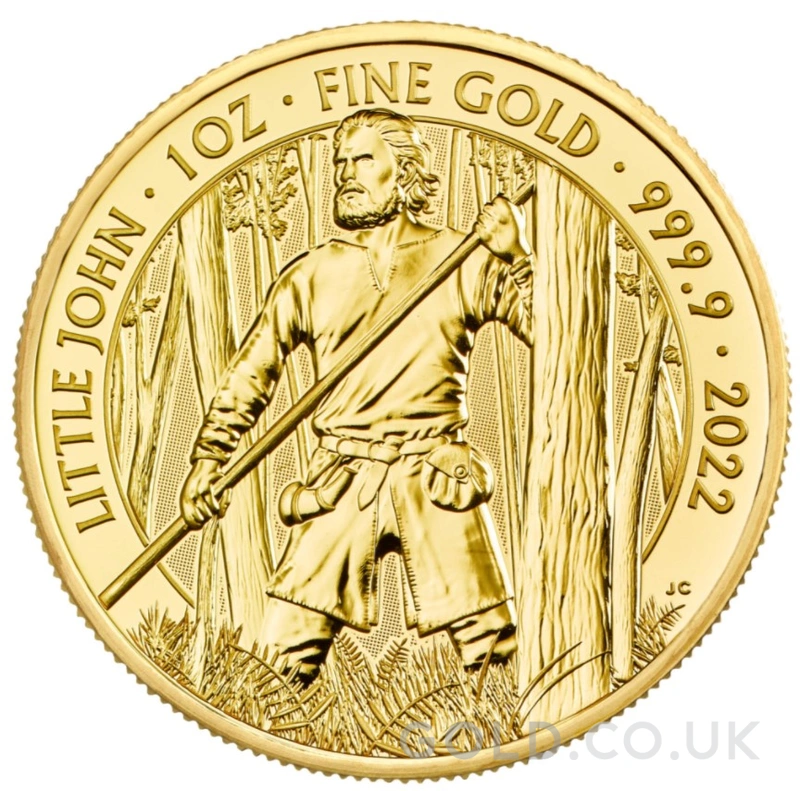 2022 Little John Gold Coin Myths & Legends 1oz