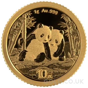 2026 1g Chinese Panda Gold Coin